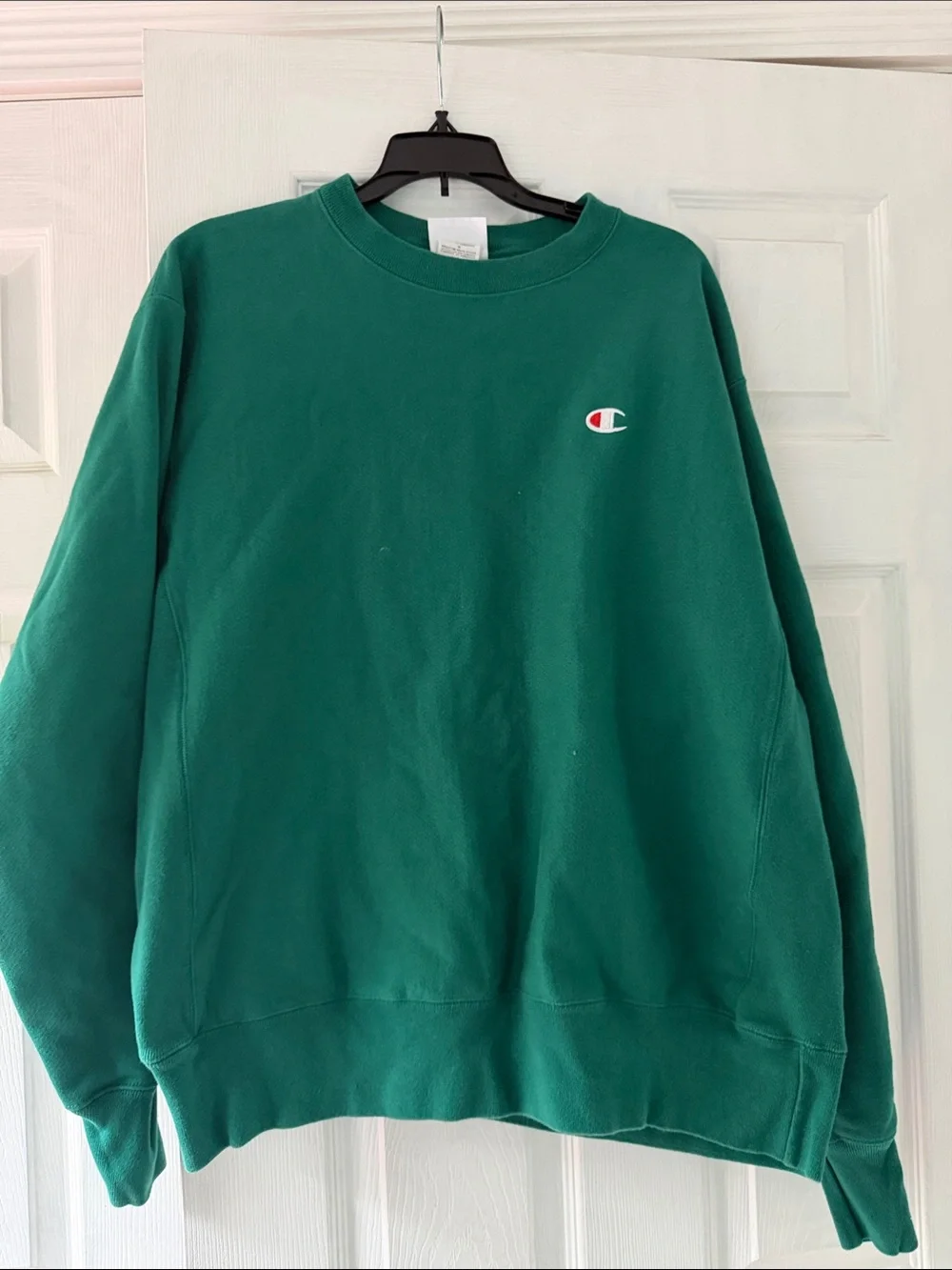 Champion Men's Crewneck Sweatshirt - Emerald Green